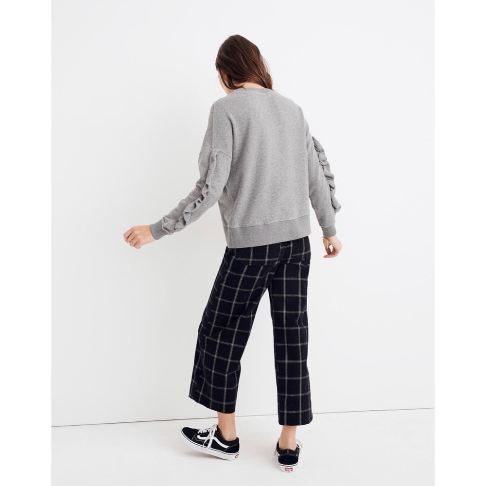 Madewell Ruffle Sweatshirt M - Picture 4 of 8